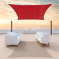 ColourTree TAPR1616 Custom Size 11' x 14' Red Sun Shade Sail Canopy UV Block UPF50 Rectangle - Commercial Standard Heavy Duty - 190 GSM - 3 Years Warranty