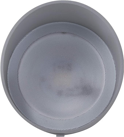 Nuvo 62/1208 One Light 12.2-Inch LED Landscape Floodlight, 12W/120V, 3000K/1240 Lumens, Light Gray