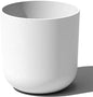 Veradek Round Lima Plastic Planter Pots for Indoor/Outdoor Garden Use, White, Suitable for Small to Large Succulent Plants, Flowers, Modern Interior Plants