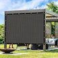 Artpuch Outdoor Pergola Shade Cover 7x17 FT Sun Shade Cloth with Grommets Dark Grey 90% UV Protection Canopy Patio Privacy Screen (Customized Available)