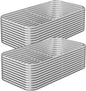 2 Pack Tall 6x3FT Corrugated Galvanized Steel Raised Garden Bed Outdoor, Metal Above Ground Garden Bed for Vegetables and Flowers, Raised Beds for Gardening