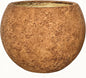 17 H x 21" Dia (15" Pot Opening) Round Fiberstone Planter with Drainage Hole, Indoor/Outdoor Large Plant Pot for Home Patio Garden, Ideal for Large Plants-Camel