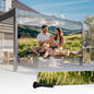 Artpuch Custom Design Backdrop Screen for Gazebo, Full-Color Printed Shade Cloth with UV Protection, PVC Sun Shade Cover for Pergola, Patio, Outdoor, Backyard, Garden, Balcony