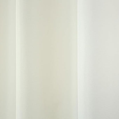TOWN & COUNTRY BASICS Heavyweight Vanilla Grommet Curtain | Light Filtering | Indoor Outdoor | Water Repellent | 54"x108", Pack of 12