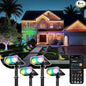 Linkind Smart Solar Spot Lights Outdoor SL5C, Solar Lights Outdoor Spotlight Cool/Warm White/Color Changing, APP/Voice Control IP67 Landscape Lighting for Yard, Garden, Pathway(4 Pack)
