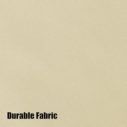 BONZER Waterproof Outdoor Curtains for Patio Porch Pergola Cabana Light Filtering Privacy Grommet Indoor Curtain Panels for Bedroom Living Room, 1 Panel, 54W x 120L inch, Cream