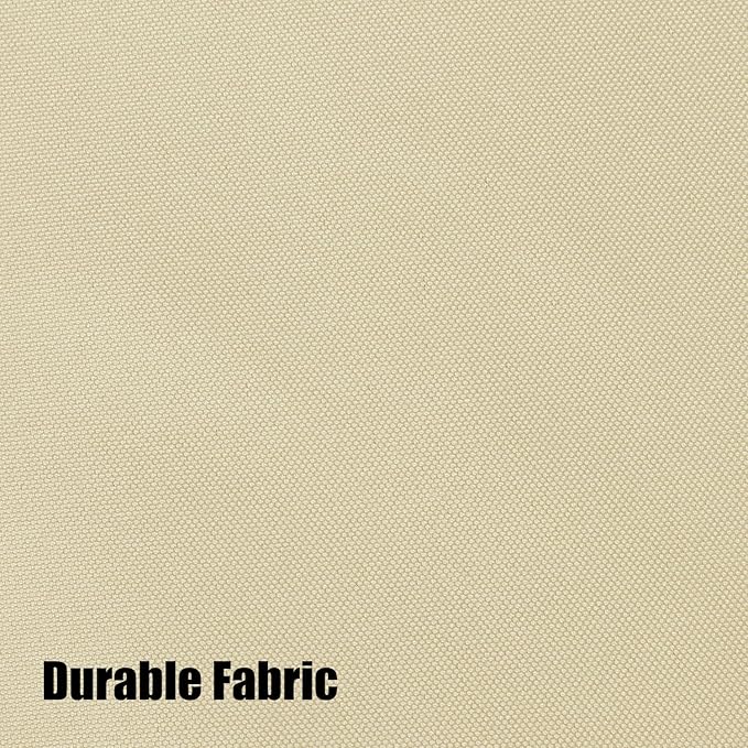 BONZER Outdoor Curtains for Patio Waterproof Thick Privacy Wide Grommet Light Filtering Outside Curtains for Porch Pergola Gazebo Deck, 1 Panel, 110W x 120L inch, Cream