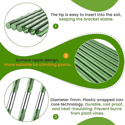 Cucumber Trellis, 47" X 50" Arch Garden Trellis for Climbing Plants Outdoor, Foldable Trellis Cucumber for Raised Bed Vegetable/Tomato/Flowers/Pea