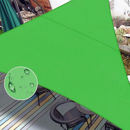 LOVE STORY Triangle 6'x6'x6' Waterproof Sun Shade Sail Canopy UV Block for Outdoor Patio Backyard Carport,Fruit Green(We Make Custom Size)