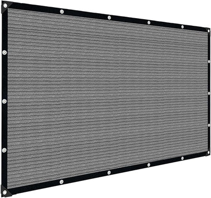 Sun Shade Cloth with Grommets,90% UV Protection Shade Fabric,Pergola Shade Cover Canopy Fence Privacy Screen Balcony,Sunshades for Patio Pergola Garden Backyard Porch Outdoor,Grey-8x12FT