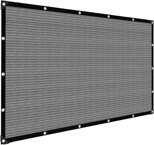 Grey Sun Shade Cloth,Pergola Shade Cover with Reinforced Grommets,90% Shade Fabric Fence Privacy Screen Balcony,Pergola Shade Cover Canopy Garden Carport Porch Deck Patio Shade Cover,10x14FT