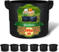 Gardzen 6-Pack 20 Gallon Grow Bags, Aeration Fabric Pots with Handles, Heavy Duty Cloth Pots for Plants