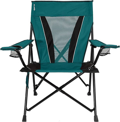 Kijaro XXL Dual Lock Portable Camping Chair - Supports Up to 400lbs - Enjoy The Outdoors in a Versatile Folding Sports & Outdoor Chair