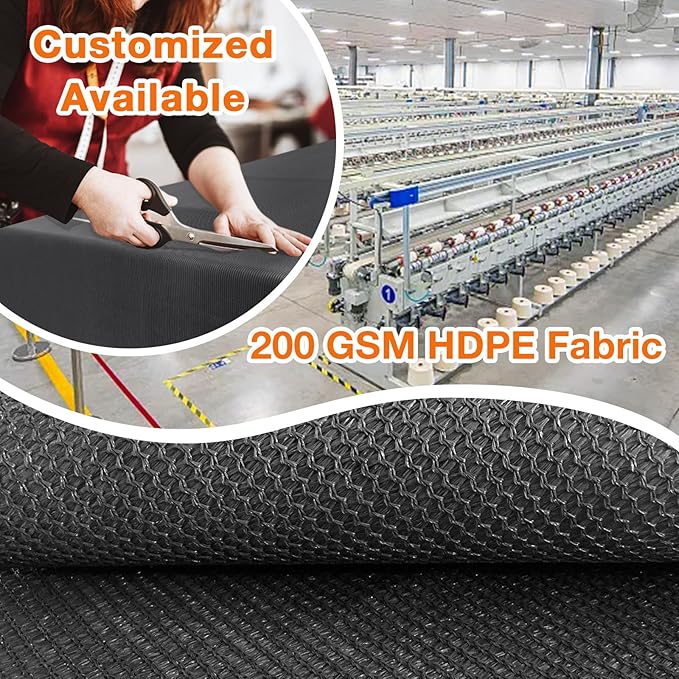 Artpuch Outdoor Pergola Shade Cover 11x19 FT Sun Shade Cloth with Grommets Dark Grey 90% UV Protection Canopy Patio Privacy Screen (Customized Available)