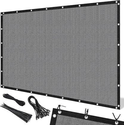 Artpuch 90% Sun Shade Cloth, 3 x 12 FT Pergola Shade Cover Canopy with Grommets, Sun Screen Fabric Tarp for Patio, Outdoor, Garden, Backyard, Light Grey