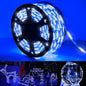 200ft LED Rope Lights Outdoor, 1440 LED Flexible Tube Lights with 8 Modes, Waterproof LED Rope Lighting for Outside Garden Patio Bedroom Party Pool Fences Indoor Outdoor Christmas Decor (White & Blue)