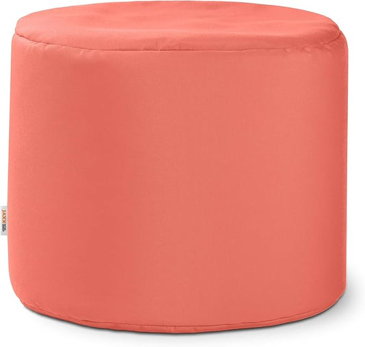 Jaxx Spring Indoor/Outdoor Bean Bag Pouf Ottoman, Flamingo