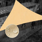 SUNNY GUARD Waterproof Sun Shade Sail 12'x14'x18.4' Sand Right Triangle UV Block Sunshade for Backyard Yard Deck Patio Garden Outdoor Activities and Facility(Customized)