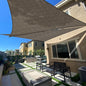SUNLAX Sun Shade Sail 10' x 10' x 10' Brown Triangle Canopy Sail Shade Cover UV Block Permeable Sunshade Outdoor for Patio Backyard (We Make Custom Size)