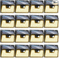 Peasur Solar Lights Outdoor Waterproof 16 Pack, Warm White 140LED Motion Sensor Lights Dusk to Dawn, 3 Modes Solar Fence Security Lighting for Wall Garden Yard Stair Outside