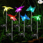 Anordsem Solar Garden Lights Outdoor: 6 Waterproof PVC Insect Stake Light Heads - Changeable Color LED Lighting for Gardener Yard Decoration - Christmas Gifts for Homeowners Over 30