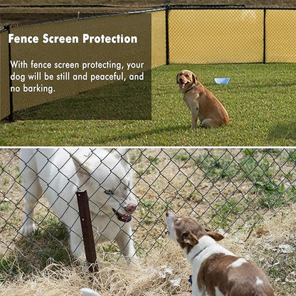 UPGRADE Privacy Fence Screen 8'x9' Sand Outdoor 90% Visibility Blockage 170 GSM Mesh Shade Cover Panels for Backyard,Balcony,Home Decoration with Zip Ties,Customized Avaliable