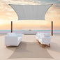 ColourTree TAPR1616 Custom Size 17' x 19' Grey Sun Shade Sail Canopy UV Block UPF50 Rectangle - Commercial Standard Heavy Duty - 190 GSM - 3 Years Warranty