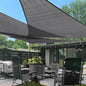 LOVE STORY Custom Size 9'x9'x9' Dark Grey Sun Shade Sail Triangle Sunshade Fabric Awning Canopy for Patio Backyard Carport Pergola (Customized)