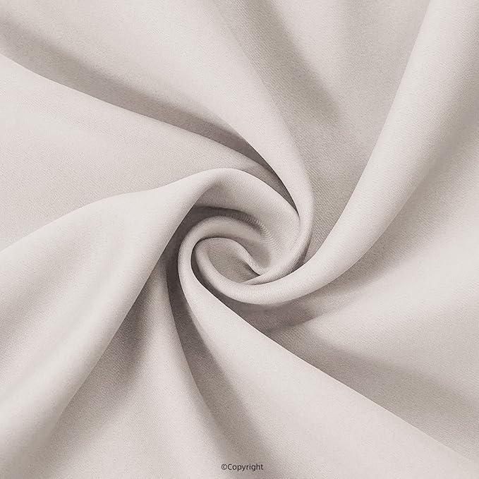 Waterproof Outdoor Curtain W105 x L108 - Grommet Top Sunlight Blocking Window Treatment Drapes Blackout Curtains for Home Bedroom Living Room Outdoor Patio Porch Pergola Cabana Gazebo, 2 Panels