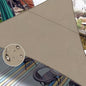 LOVE STORY Triangle 7'x7'x7' Waterproof Sun Shade Sail Canopy UV Block for Outdoor Patio Backyard Carport,Taupe(We Make Custom Size)