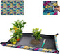 Extra Large Repotting Mat for Indoor Plants Transplanting and Dirt Control, Foldable Waterproof Succulent Potting Mat, Gardening Gifts for Plant Lovers (43.5"x29.5")