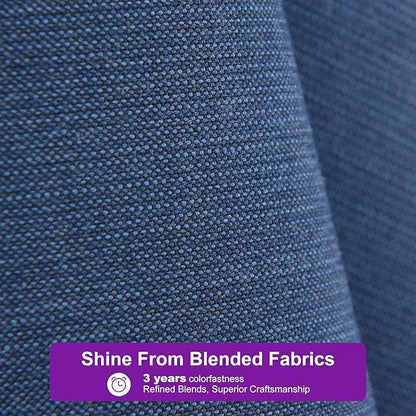 PURPLE LEAF Patio Umbrella 8' X 8' Rectangle Cantilever Umbrella Large Aluminum Outdoor Umbrellas with 360-degree Rotation & UPF40+ Premium Fabric for Deck Pool Garden Yard, Ocean Slate