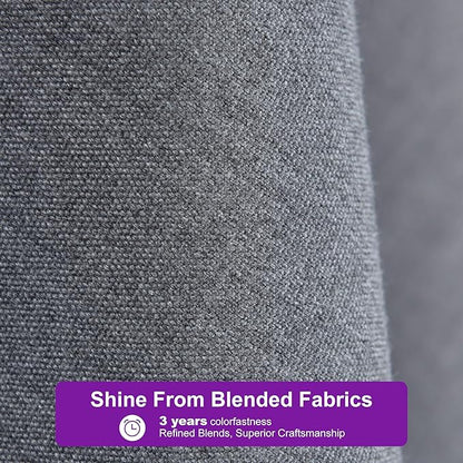 PURPLE LEAF Patio Umbrella 9' X 11.5' Rectangle Cantilever Umbrella Large Aluminum Outdoor Umbrellas with 360-degree Rotation & UPF40+ Premium Fabric for Deck Pool Garden Yard, Mist Grey
