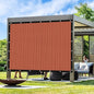 Artpuch 90% Sun Shade Cloth, 16 x 16 FT Pergola Shade Cover Canopy with Grommets, Sun Screen Fabric Tarp for Patio, Outdoor, Garden, Backyard, Rust Red