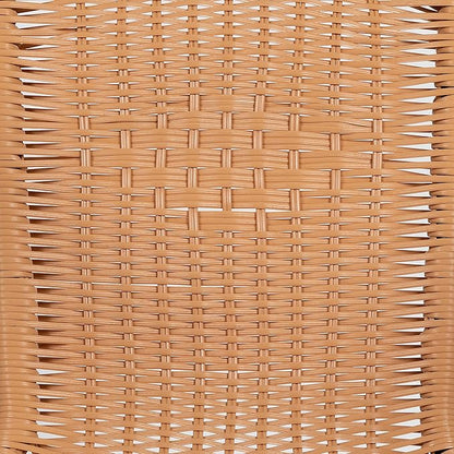 Flash Furniture Lila 4 Pack Beige Rattan Indoor-Outdoor Restaurant Stack Chair | Versatile and Stylish Seating