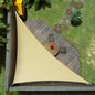 Amgo Custom Size 5' x 6' x 7.8' Beige Right Triangle Sun Shade Sail Order to Make Canopy Awning UPF50+ AGSLT, 95% UV Blockage, Water & Air Permeable, 200GSM Commercial Standard (We Customize)
