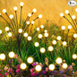 Solar Lights Outdoor-6Pack 48LEDs Solar Garden Firefly Lights Outside,Solar Powered Light Outdoor and Garden Decorative IP65 Waterproof,Yard Patio Pathway Decor,Gardening Gifts for Women,Warm White
