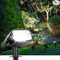 Solar Spot Lights Outdoor Waterproof 10 Pack IP65, 63 LED 3 Lighting Modes Spotlights for Yard Garden House Garage Pathway