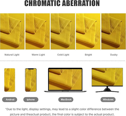 BONZER Waterproof Indoor/Outdoor Curtains for Patio Thick Privacy Grommet Curtains for Bedroom, Living Room, Porch, Pergola, Cabana, 1 Panel, 54W x 84L inch, Yellow