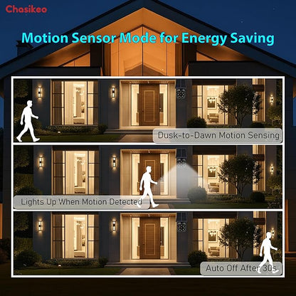 Solar Motion Light Outdoor, Solar Spotlight with Motion Sensor, IP67 Waterproof Solar Power Security Light, 360° Rotatable for Garden, Yard, Pathway, Fence, Driveway, 1200LM(1 Pack)