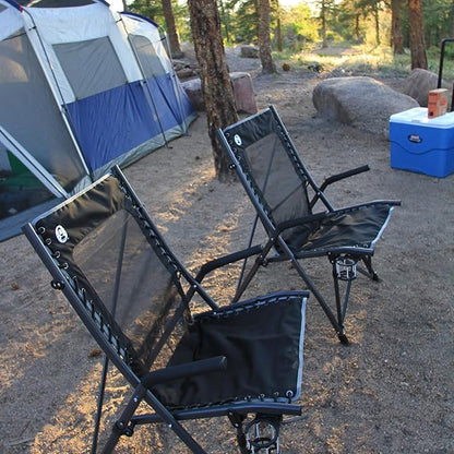 Coleman Comfortsmart Portable Suspension Chair, Ultra-Comfortable Outdoor Camping Chair with Drink Holder & Carry Bag, Supports up to 300lbs, Great for Camping, Tailgating, Firepits, Patio, & More