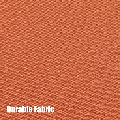 BONZER Outdoor Curtains for Patio Waterproof Thick Privacy Wide Grommet Light Filtering Outside Curtains for Porch Pergola Gazebo Deck, 1 Panel, 110W x 108L inch, Mecca Orange