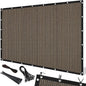 Artpuch 90% Sun Shade Cloth, 8 x 10 FT Pergola Shade Cover Canopy with Grommets, Sun Screen Fabric Tarp for Patio, Outdoor, Garden, Backyard, Mocha