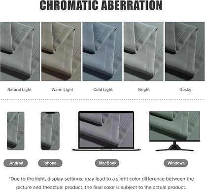 BONZER Outdoor Curtains for Patio Water Resistant Heavy Privacy Light Filtering Grommet Outside Curtains for Porch, Pergola, Gazebo, 1 Panel, 84W x 108L inch, Grey