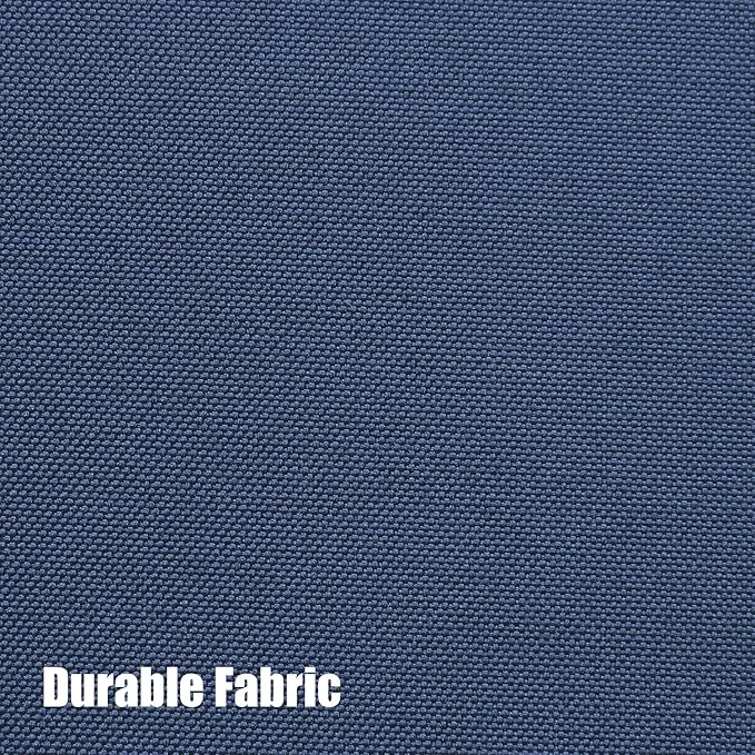 BONZER Waterproof Outdoor Curtains for Patio Porch Pergola Cabana Light Filtering Privacy Grommet Indoor Curtain Panels for Bedroom Living Room, 1 Panel, 54W x 95L inch, Navy
