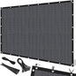 Artpuch 90% Sun Shade Cloth, 12 x 20 FT Pergola Shade Cover Canopy with Grommets, Sun Screen Fabric Tarp for Patio, Outdoor, Garden, Backyard, Dark Grey
