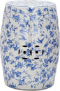 Safavieh ACS4514A Safavieh Castle Gardens Collection Glazed Ceramic Birds Garden Stool, Blue