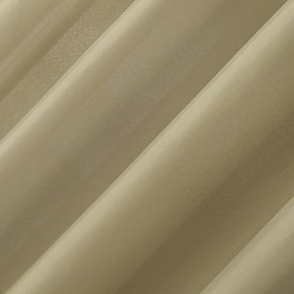 Sun Zero Marina Indoor/Outdoor UV Protectant Energy Efficient Grommet Curtain Panel, 54" x 108", Khaki