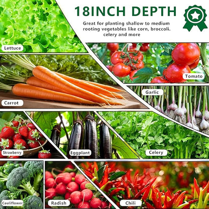 12x2x1.5FT Galvanized Raised Garden Bed,Vegetable Boxes-Rectangle Metal Flower Box,Large Planter Raised Beds Outdoor Garden for Planting,Fruit,Herb-Silver
