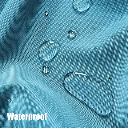 BONZER Waterproof Outdoor Curtains for Patio Porch Pergola Cabana Light Filtering Privacy Grommet Indoor Curtain Panels for Bedroom Living Room, 1 Panel, 54W x 108L inch, Teal